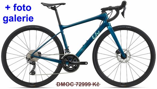 LIV Avail Advanced 1 2022 Dark Jade dámské silniční kolo - AKCE